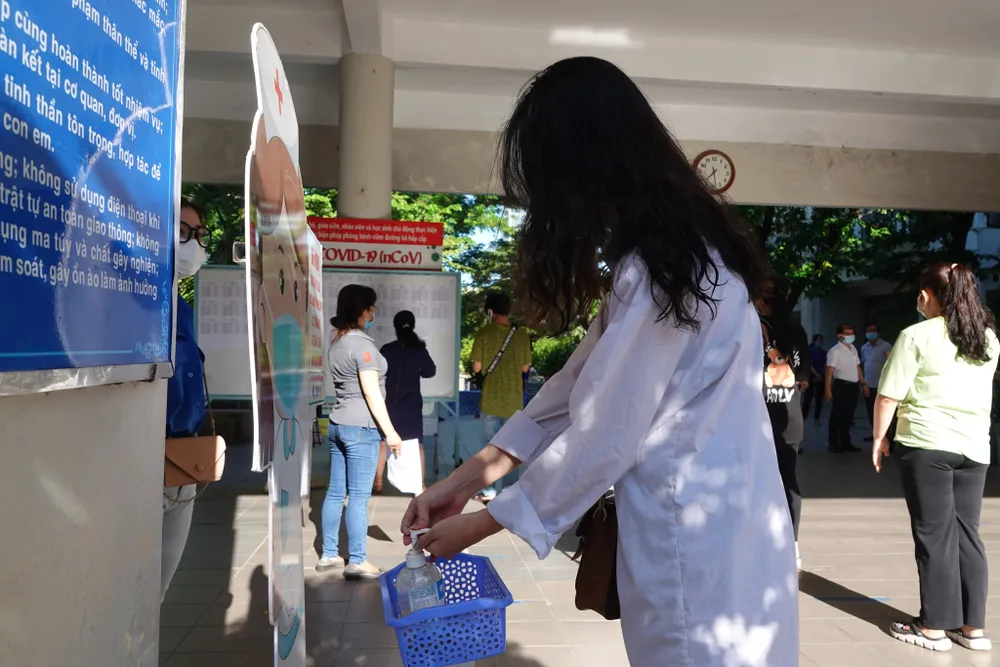 Đà Nẵng: 39 thí sinh thuộc diện F thi tốt nghiệp THPT năm 2021 tại Trường THPT Võ Chí Công ảnh 2