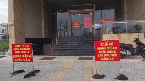 Một khách sạn được trưng dụng làm khu cách ly tại Đà Nẵng