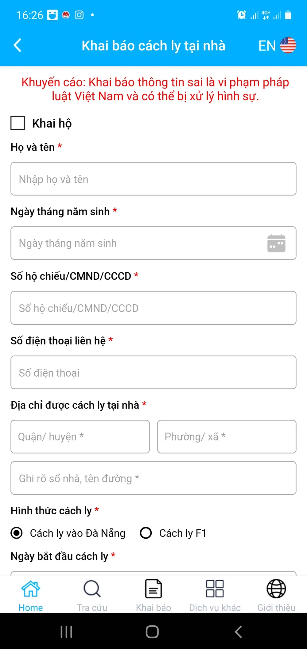 Đà Nẵng: Đưa vào ứng dụng giám sát, hỗ trợ người cách ly y tế tại nhà trên điện thoại thông minh ảnh 1