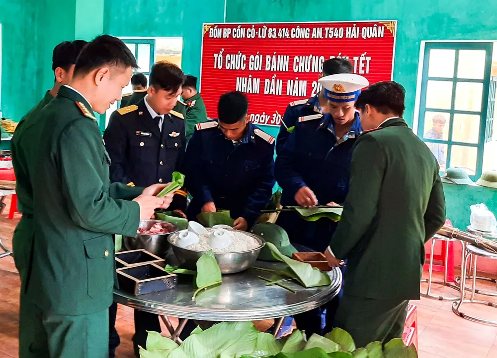 Tết của các lực lượng vũ trang ở huyện đảo Cồn Cỏ ảnh 1