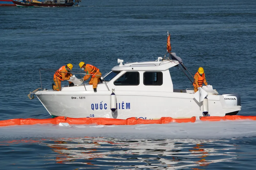 Đà Nẵng diễn tập ứng phó sự cố tràn dầu  ảnh 11