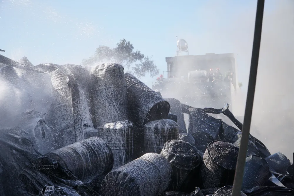 Cháy lớn tại kho bãi Công ty Cổ phần Vật tư vận tải xây lắp Điện lực Miền Trung ảnh 7