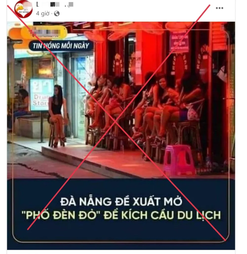 Tung tin Đà Nẵng đề xuất mở “phố đèn đỏ”, một nhà báo bị phạt 7,5 triệu đồng ảnh 1