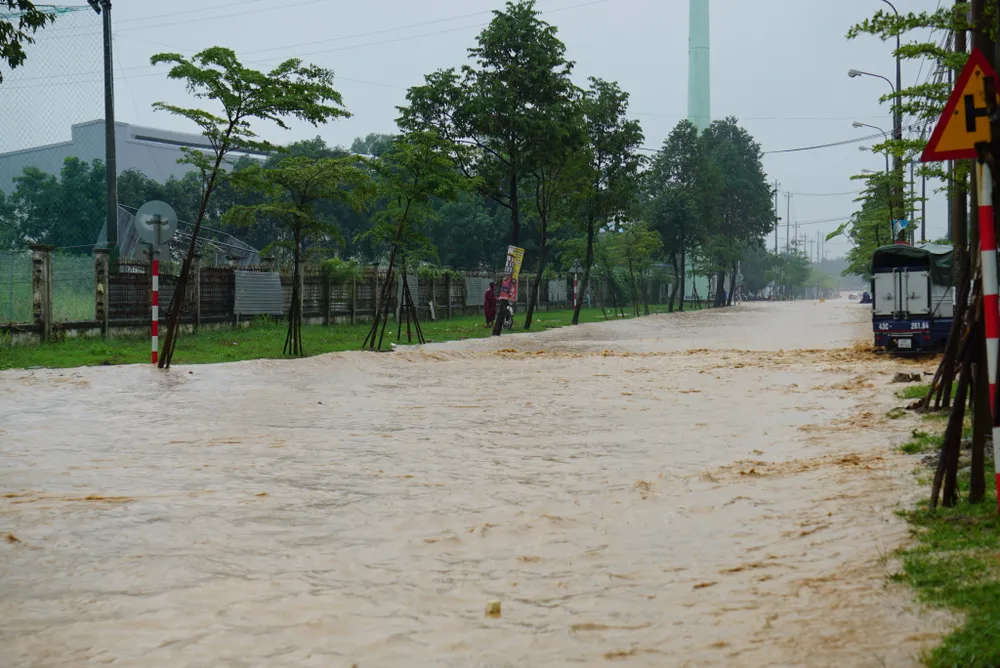 Đà Nẵng: Mưa lớn, một vài nơi ngập lụt cục bộ  ảnh 1