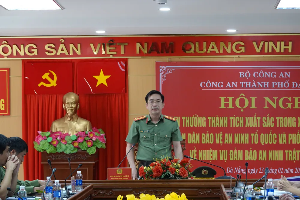 Thượng tá Nguyễn Đại Đồng, Phó Giám đốc Công an TP Đà Nẵng khẳng định sự vào cuộc của các cơ quan, đơn vị, địa phương và phối hợp tuyên truyền hiệu quả của các cơ quan báo chí góp phần xây dựng thế trận an ninh nhân dân ngày càng vững chắc