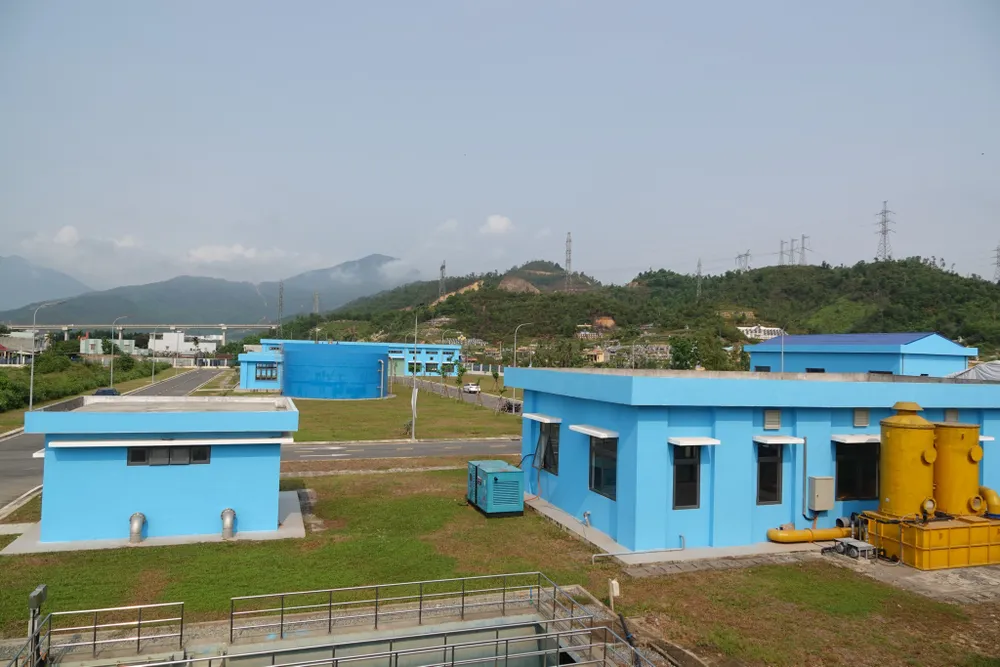 Khu xử lý của Nhà máy nước Hòa Liên. Ảnh: XUÂN QUỲNH