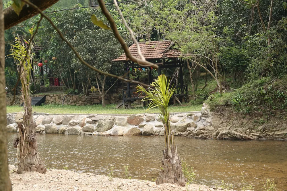 Khu vực dọc khu du lịch Green World Glamping. Ảnh: XUÂN QUỲNH