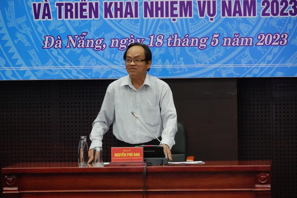 Ông Nguyễn Phú Ban, Giám đốc Sở NN-PTNT TP Đà Nẵng kết luận. Ảnh: XUÂN QUỲNH