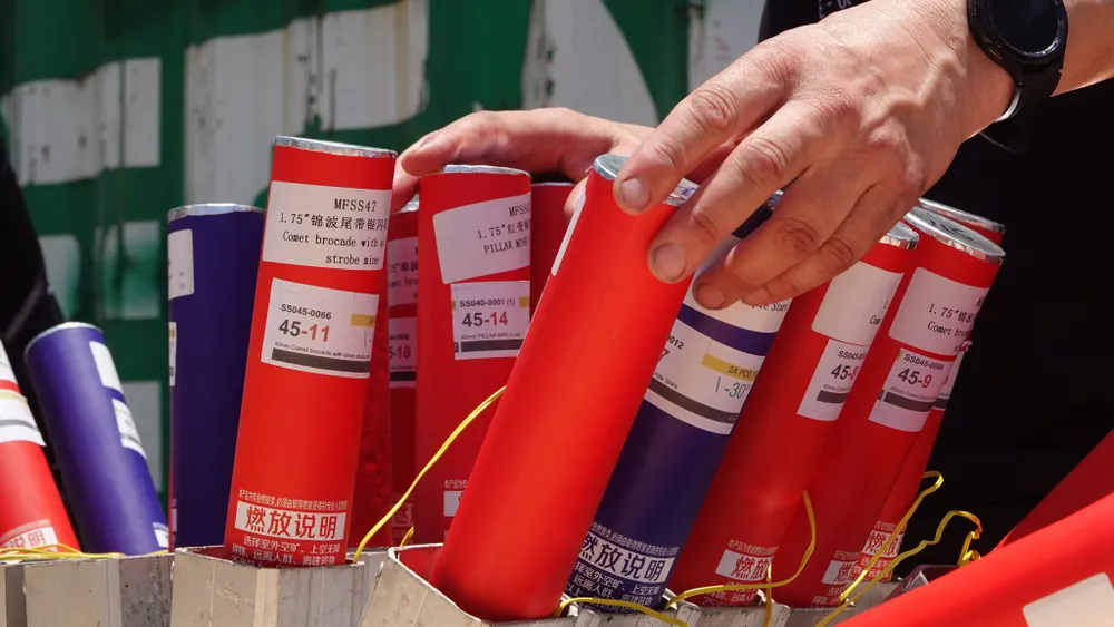 Pháo mà đội Phần Lan sử dụng. Ảnh: XUÂN QUỲNH