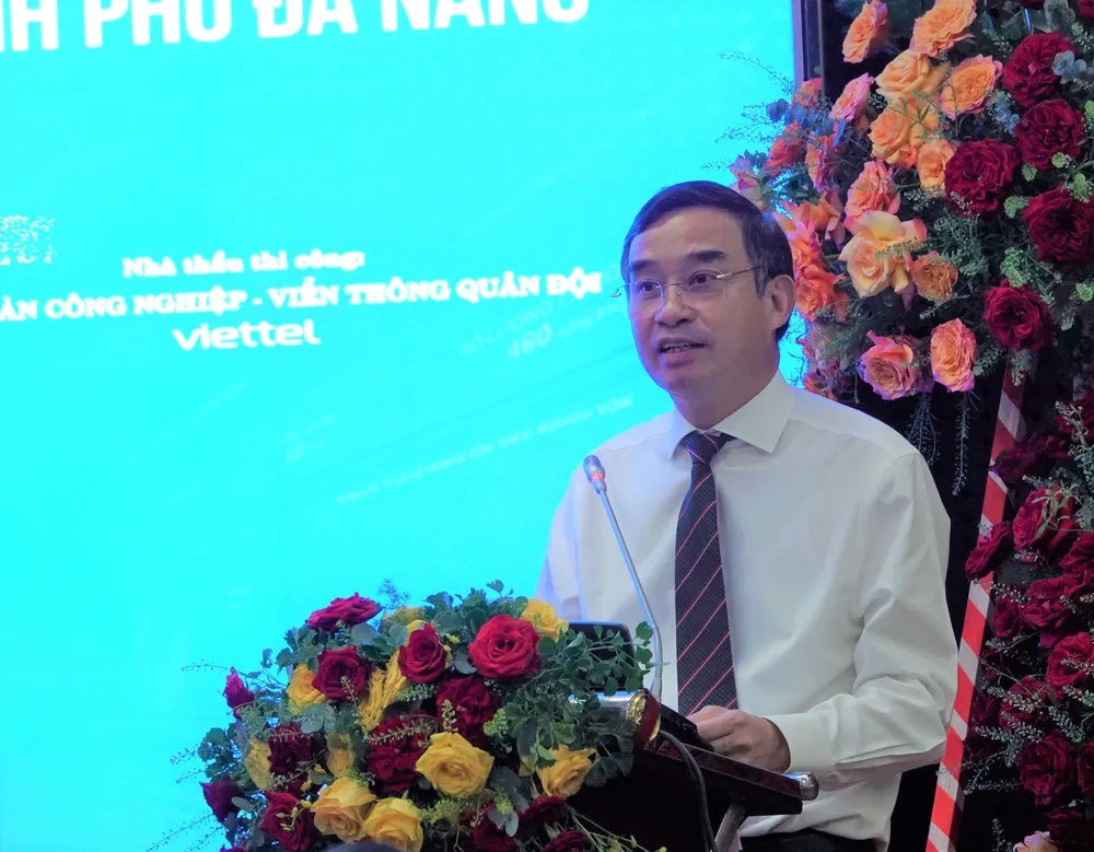 Ông Lê Trung Chinh, Chủ tịch UBND TP Đà Nẵng chia sẻ tại sự kiện. Ảnh: XUÂN QUỲNH