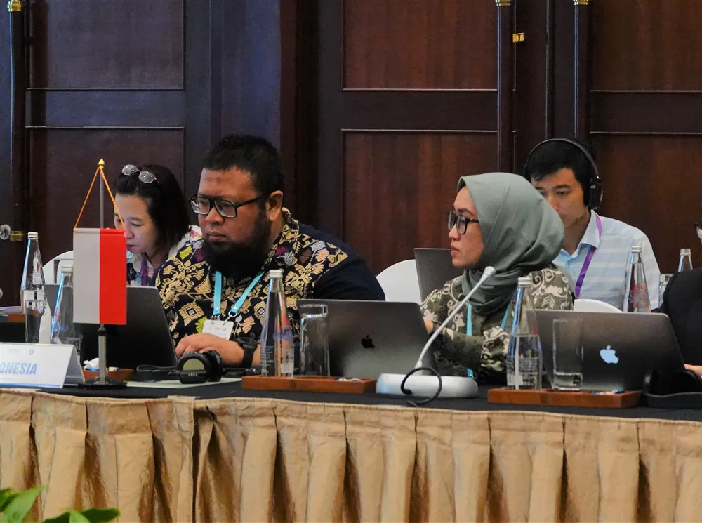 Bà Farida Dewi Maharani, đại diện Bộ Công nghệ Thông tin và Truyền thông Indonesia chia sẻ. Ảnh: XUÂN QUỲNH