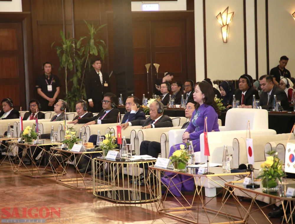 Phó Chủ tịch nước Võ Thị Ánh Xuân tham dự hội nghị. Ảnh: XUÂN QUỲNH