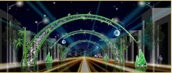 Ý tưởng "Trúc hóa rồng" tại tuyến đường Lê Duẩn