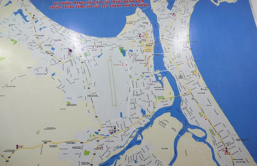 Hệ thống mạng lưới cấp cứu trước viện thuộc Trung tâm cấp cứu 115 Đà Nẵng. Ảnh: XUÂN QUỲNH