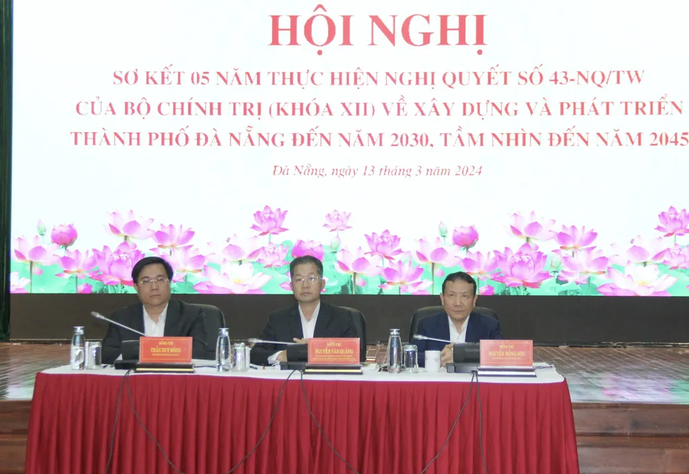 Hội nghị do Ban Kinh tế Trung ương phối hợp Thành ủy Đà Nẵng tổ chức. Ảnh: XUÂN QUỲNH