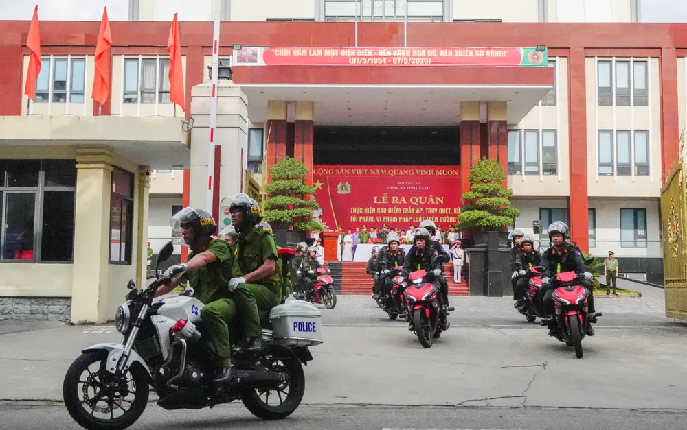 Lực lượng Cảnh sát cơ động sẽ là một trong đơn vị chủ chốt trong đợt cao điểm Ảnh: XUÂN QUỲNH