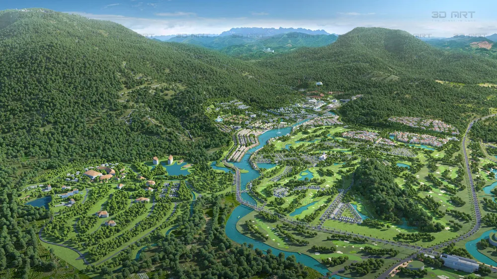 Phối cảnh minh họa Dự án đầu tư xây dựng và kinh doanh kết cấu hạ tầng khu chức năng vị trí số 5, thuộc Khu thương mại tự do TP Đà Nẵng 