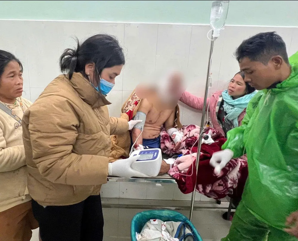 Hiện sức khỏe anh Pơloong Nhương đã tạm ổn định