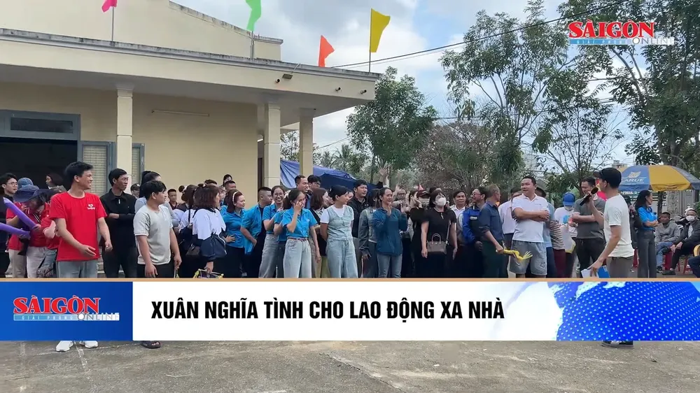 Xuân nghĩa tình cho lao động xa nhà