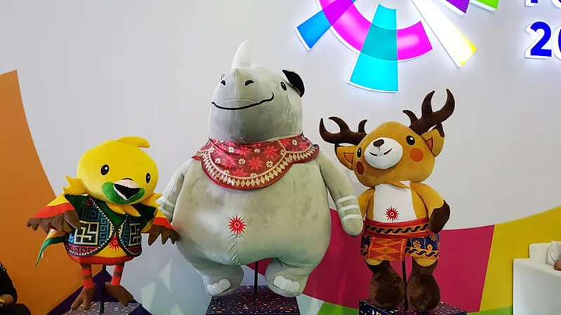 Linh vật Asiad 2018 hút hàng ảnh 1