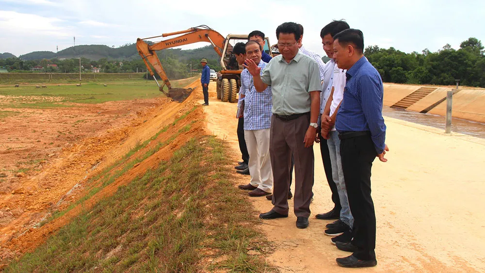 Khắc phục xong phần sạt lở tại mái kênh dự án theo quy trình hướng dẫn của Cục Quản lý xây dựng công trình và các nhà tư vấn