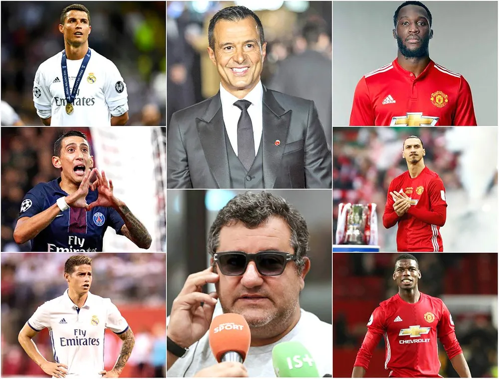 Hai “siêu cò” Raiola và Mendes 