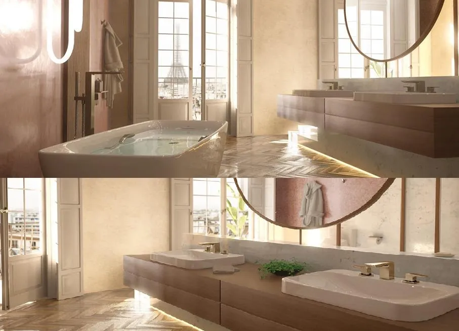 Check-in sang chảnh tại phòng tắm thiết kế tựa resort cao cấp ở châu Âu ảnh 3