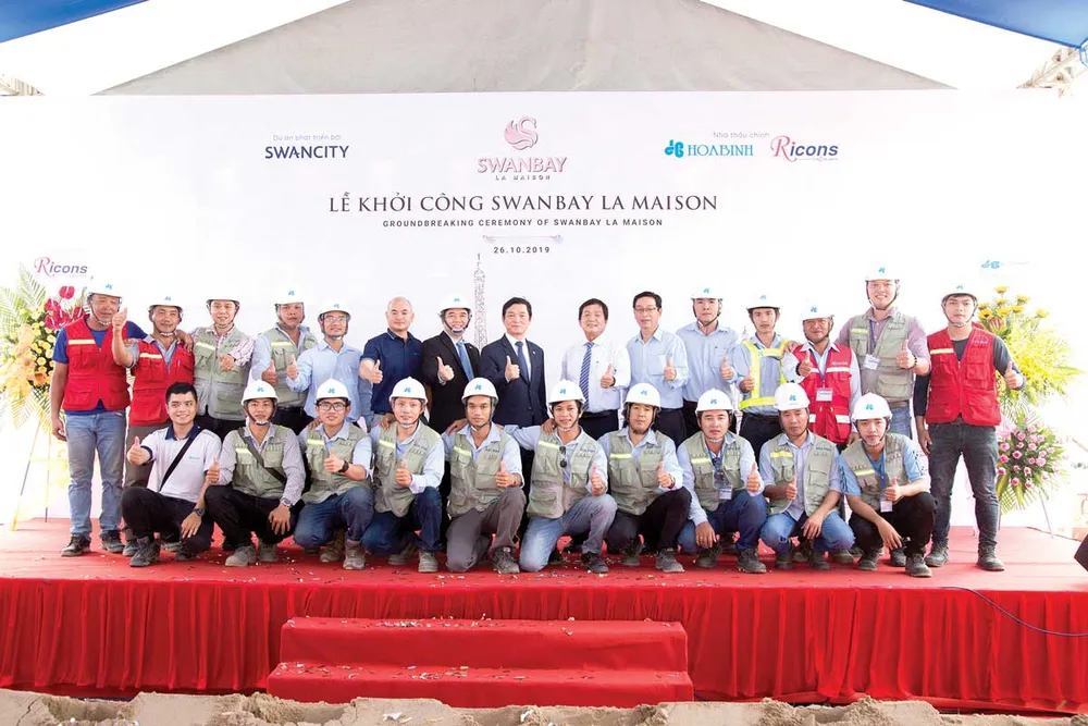 Hòa Bình trúng thầu dự án Swanbay La Maison trị giá hơn 700 tỷ đồng