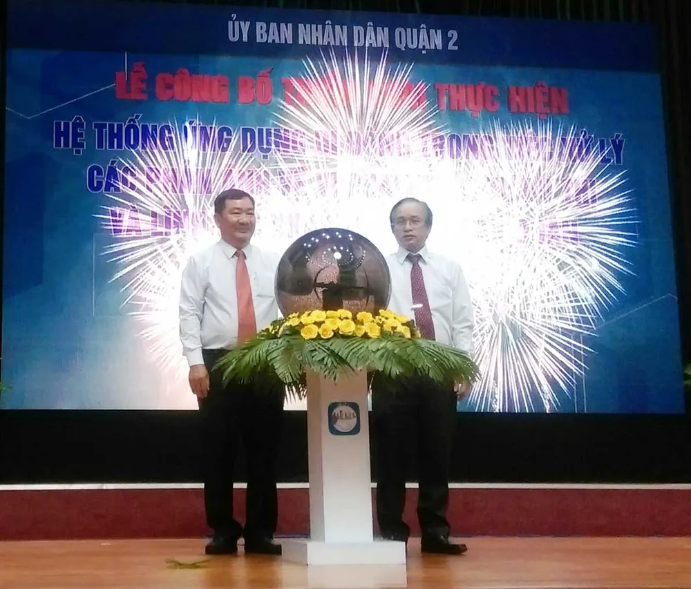 Ra mắt ứng dụng “Quận 2 trực tuyến”