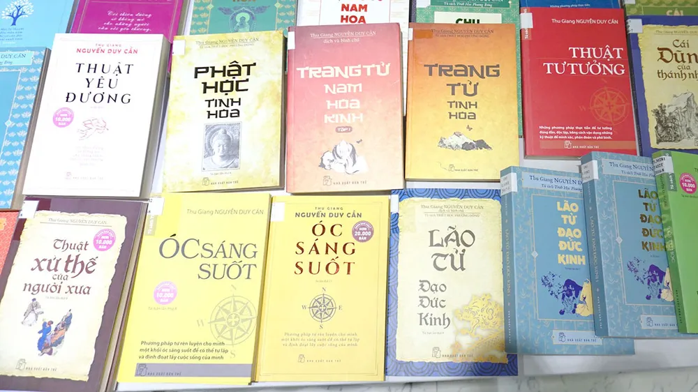 Các tác phẩm của học giả Thu Giang Nguyễn Duy Cần  qua những lần in khác nhau