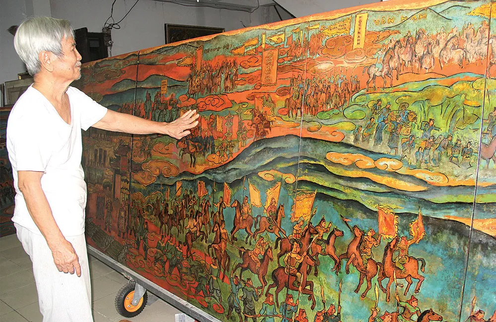 Nhờ tranh kể chuyện sử xưa ảnh 1