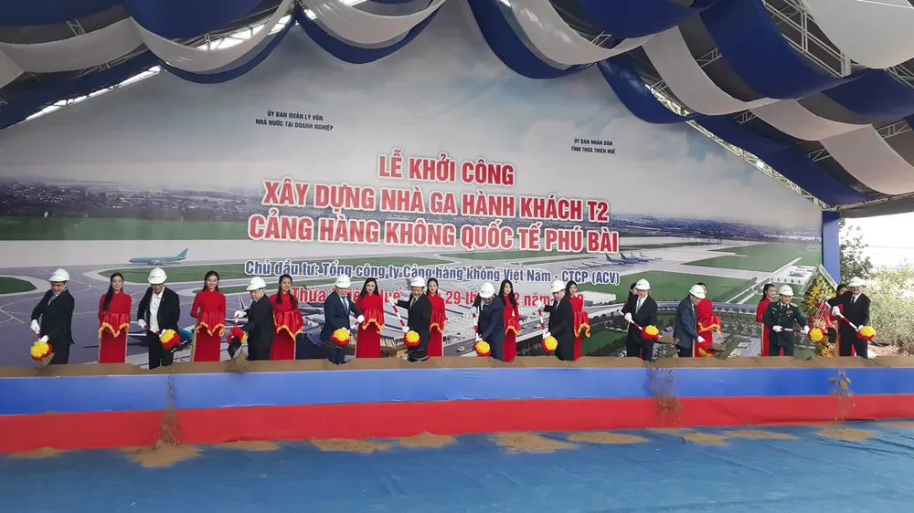 Khởi công xây dựng Nhà ga hành khách T2 - Cảng hàng không quốc tế Phú Bài ảnh 1