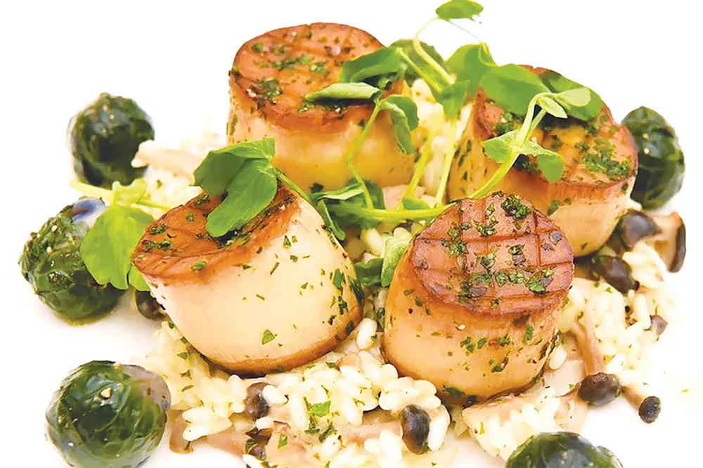 Một món ăn chay trong buổi tiệc tại lễ trao giải Quả cầu vàng đầu tháng 1-2020