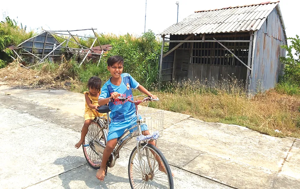 Nhiều nhà ở Khu tái định cư vàm Lung Ranh bị bỏ hoang