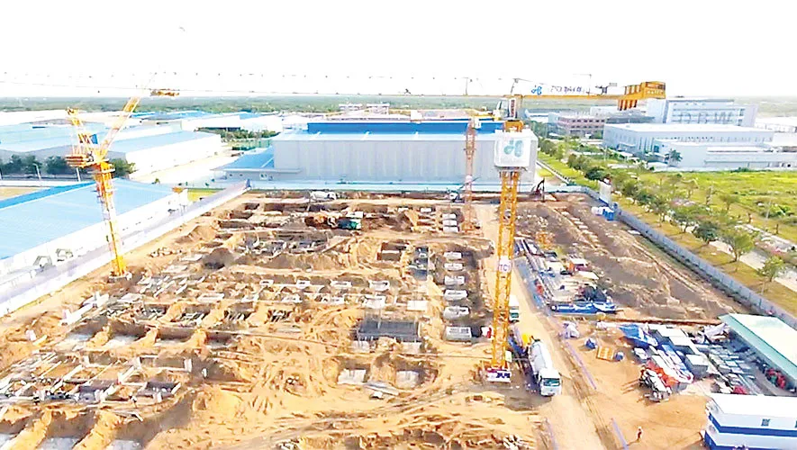 Công trình COBI CIF đổ thành công khối bê tông sàn 2.000m3