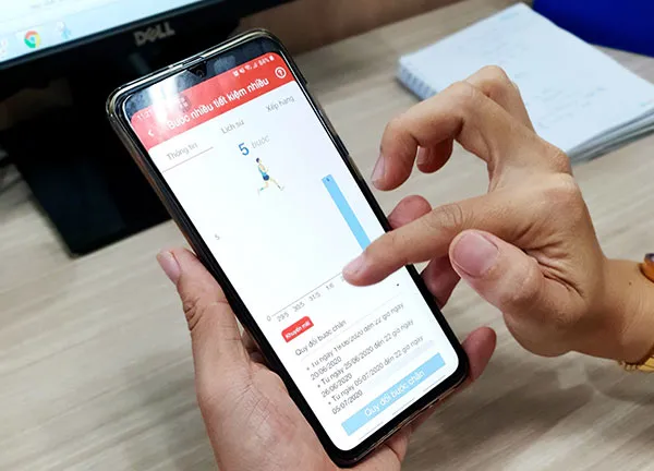App đếm bước chân của Saigon Co.op vừa ra mắt người tiêu dùng