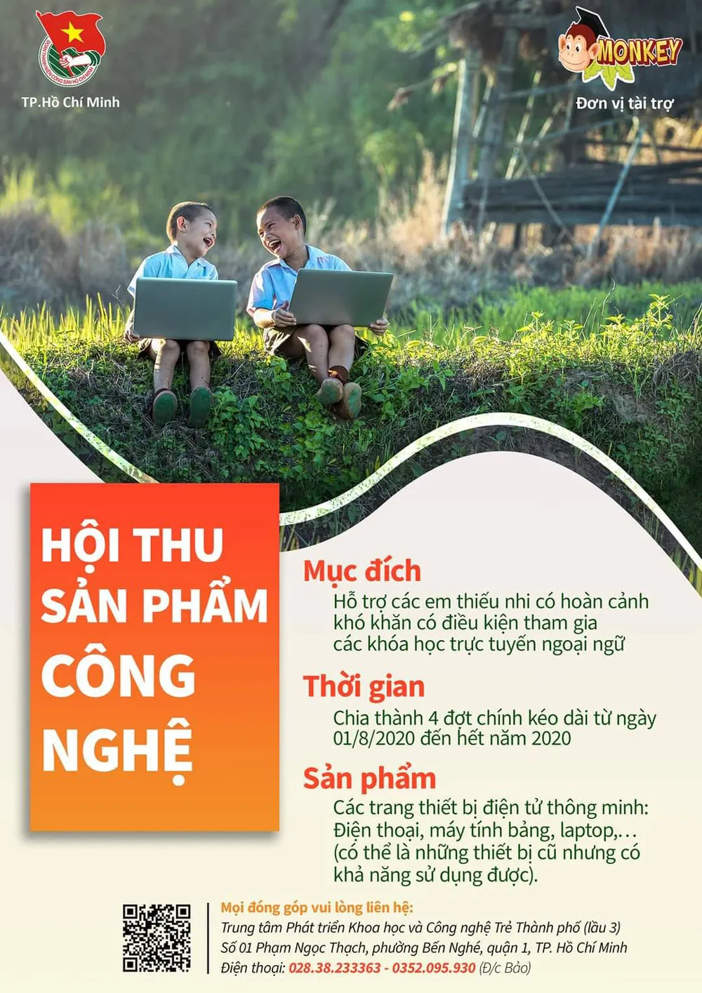 Hội thu sản phẩm công nghệ tặng trẻ khó khăn ảnh 1