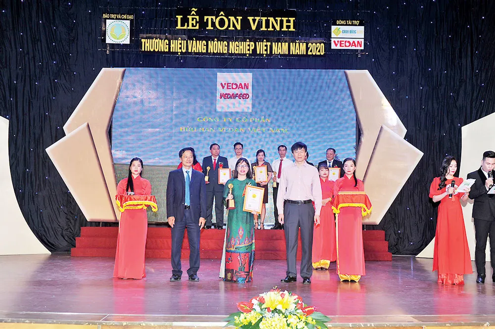 Vedan Việt Nam lần thứ 5 liên tiếp được tôn vinh “Thương hiệu vàng nông nghiệp Việt Nam” ảnh 1