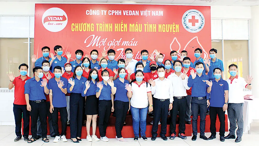 Vedan Việt Nam tổ chức chương trình hiến máu tình nguyện “Một giọt máu - triệu tấm lòng” ảnh 1