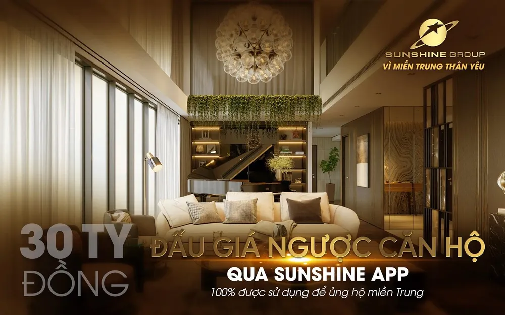 Đấu giá từ thiện qua Sunshine App - Sunshine Group ủng hộ 30 tỷ “Vì miền Trung thân yêu“ ảnh 2