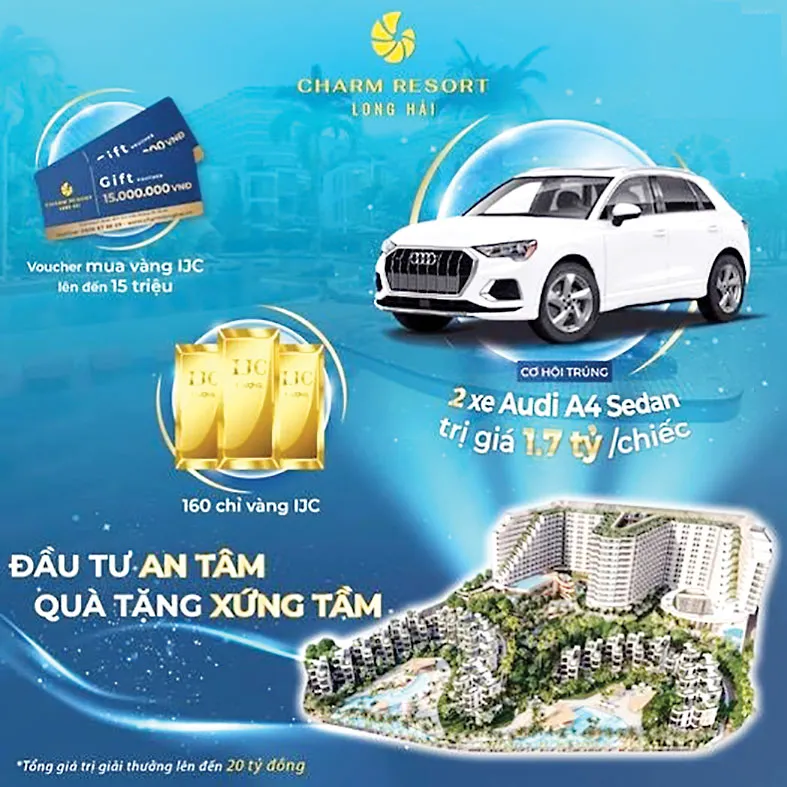 Chi 20 tỷ trong ngày mở bán dự án nghỉ dưỡng Charm Long Hải resort ảnh 1