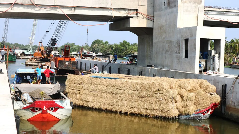 Sôi động công trình ngăn mặn ngàn tỷ ảnh 4