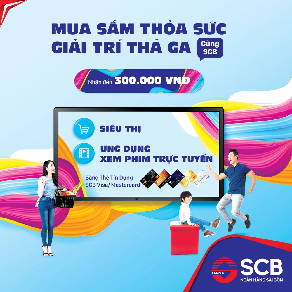 SCB triển khai chương trình “Mua sắm thỏa sức - giải trí thả ga” ảnh 1