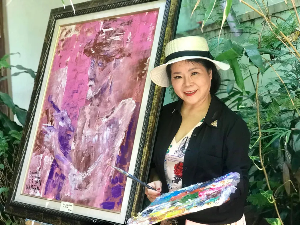 Triển lãm tranh “Memories of home land“- “Kỷ niệm hương quê” của họa sĩ Văn Dương Thành  ảnh 1