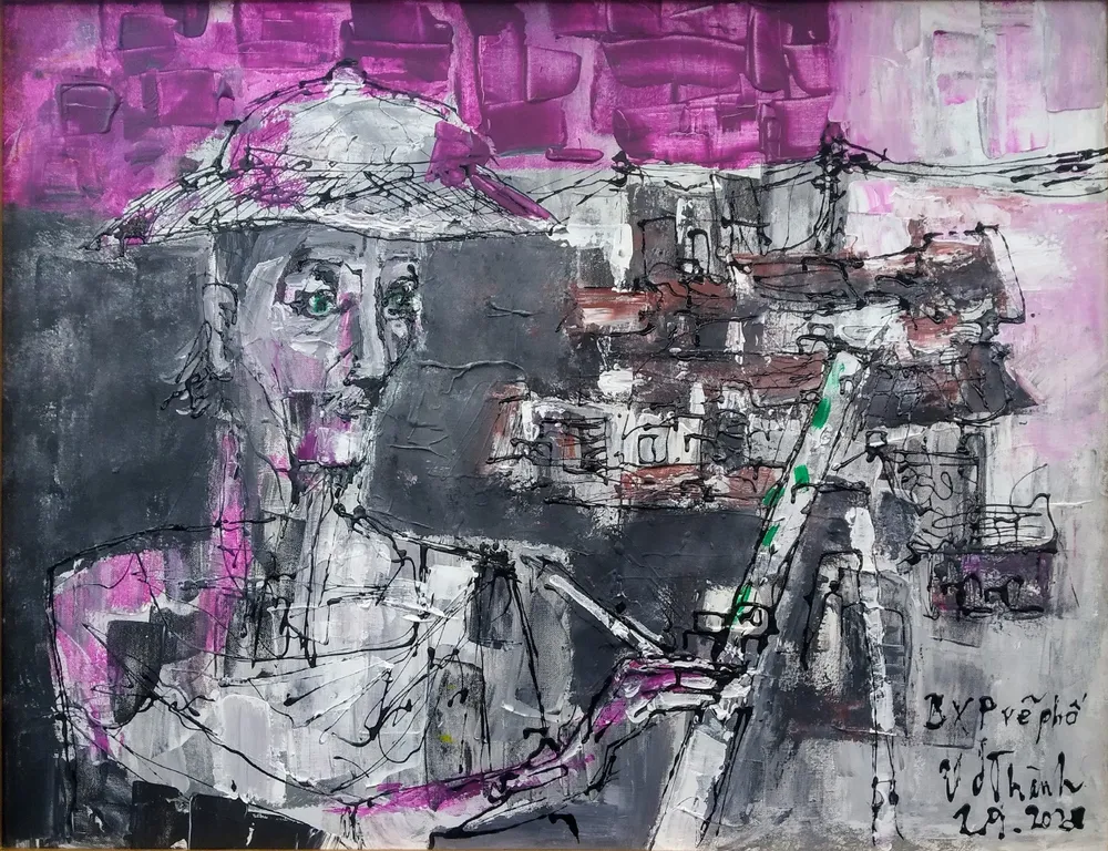 Triển lãm tranh “Memories of home land“- “Kỷ niệm hương quê” của họa sĩ Văn Dương Thành  ảnh 4