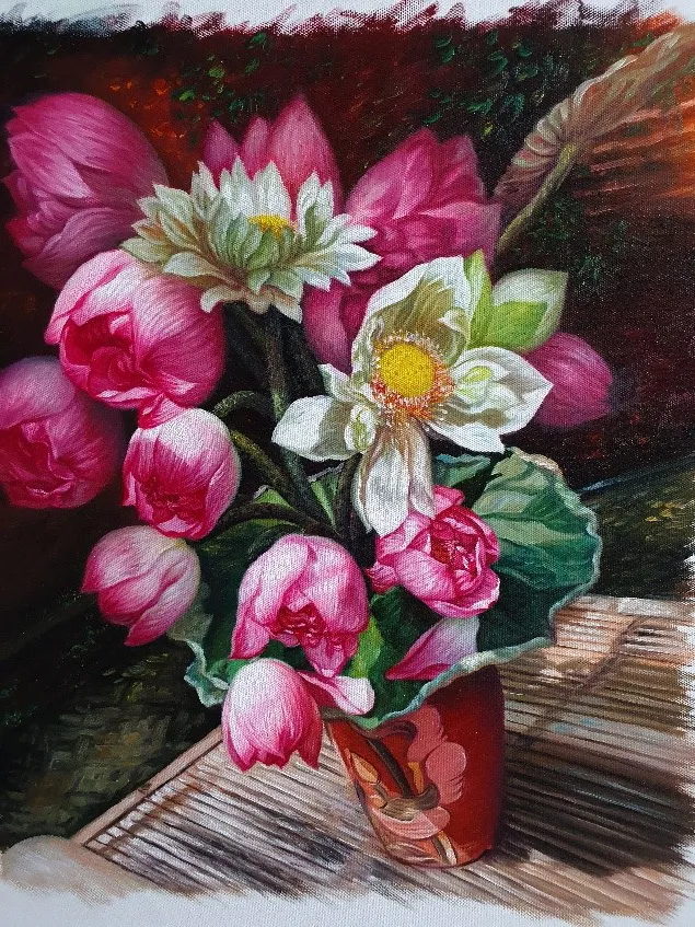 Triển lãm tranh “Memories of home land“- “Kỷ niệm hương quê” của họa sĩ Văn Dương Thành  ảnh 7