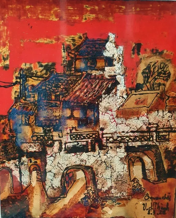 Triển lãm tranh “Memories of home land“- “Kỷ niệm hương quê” của họa sĩ Văn Dương Thành  ảnh 8