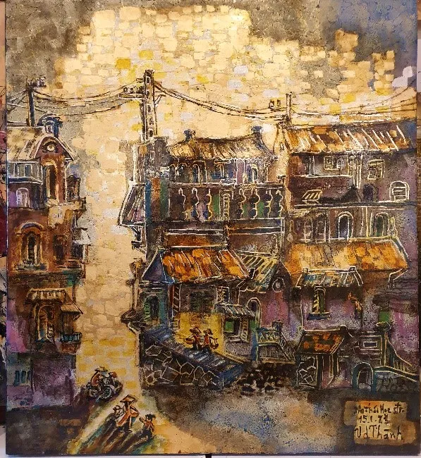 Triển lãm tranh “Memories of home land“- “Kỷ niệm hương quê” của họa sĩ Văn Dương Thành  ảnh 9