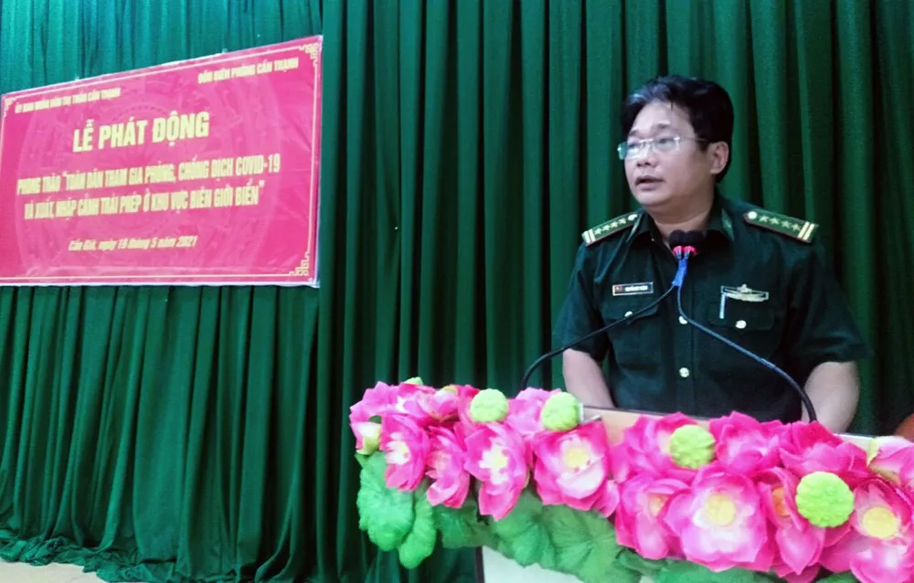 Phát động phong trào “Toàn dân tham gia phòng, chống dịch Covid-19 và xuất, nhập cảnh trái phép” ở khu vực biên giới biển ảnh 1