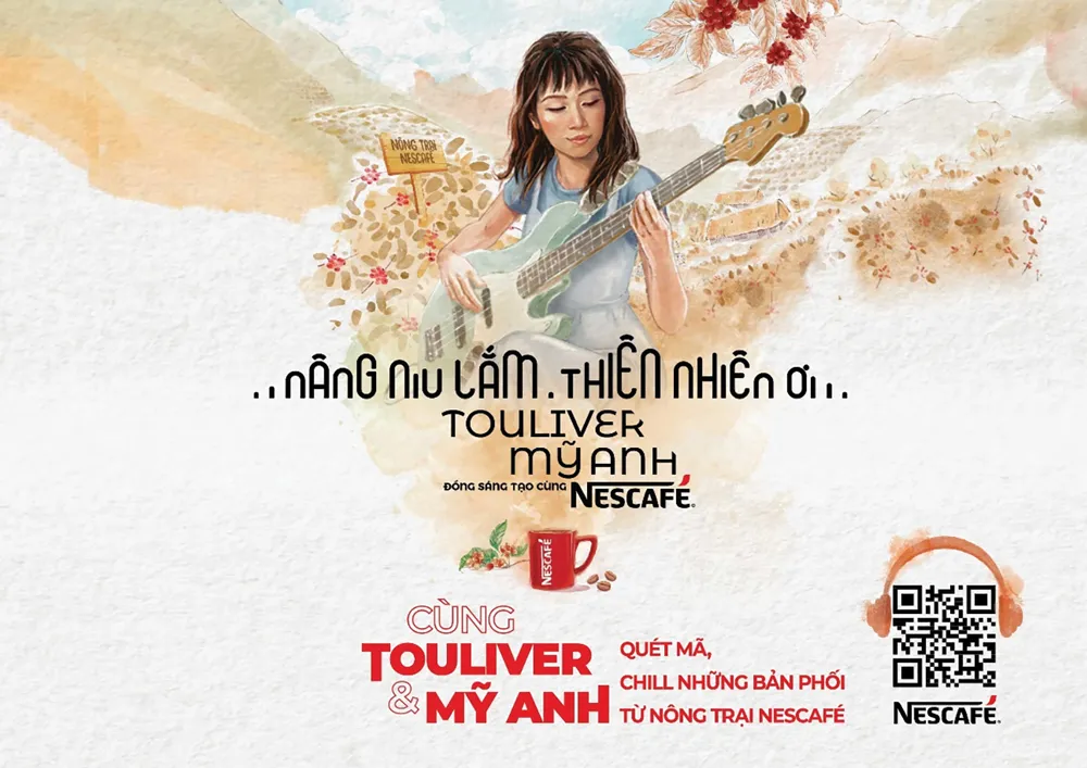 NESCAFÉ cùng Hoàng Touliver và Mỹ Anh ra mắt album 
